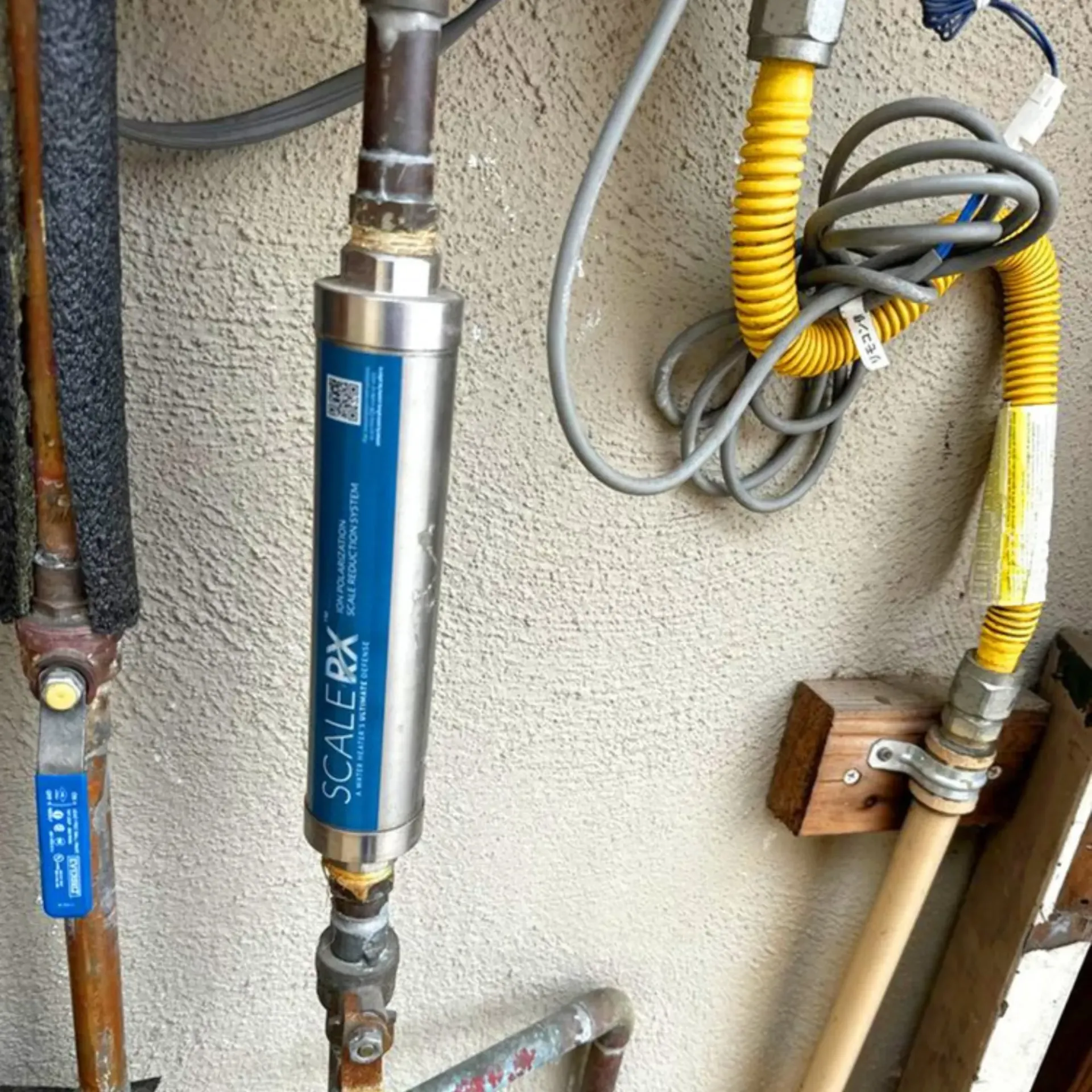 Tankless water heater setup